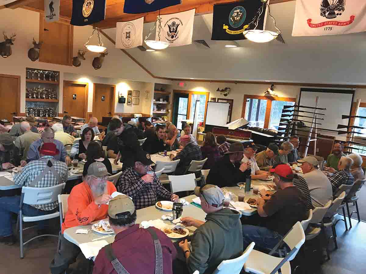 Dinner in the clubhouse along with the display of original Whitworth and Alexander Henry rifles.